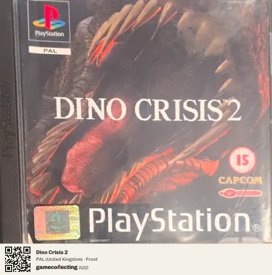 Dino Crisis 2 PlayStation, United Kingdom box front
