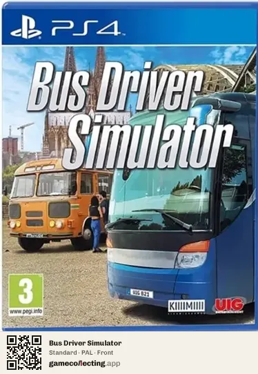 Bus Driver Simulator PlayStation 4, PAL box front
