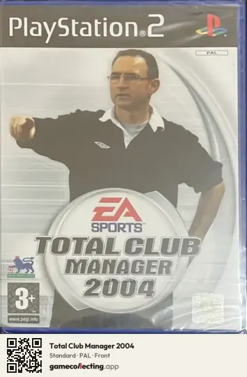 Total Club Manager 2004 PlayStation 2, PAL box front