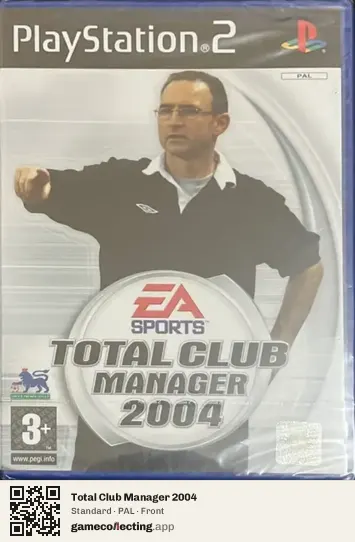 Total Club Manager 2004 PlayStation 2, PAL box front