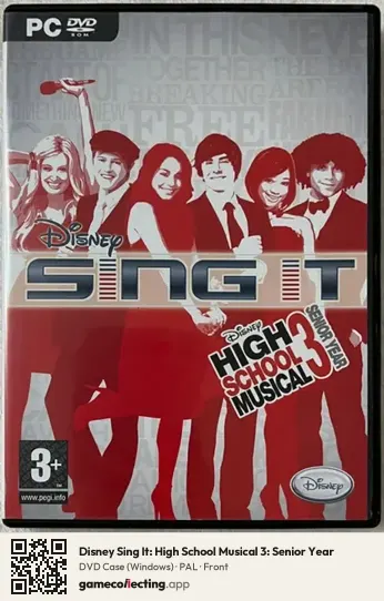 Disney Sing It: High School Musical 3: Senior Year Computer, PAL box front