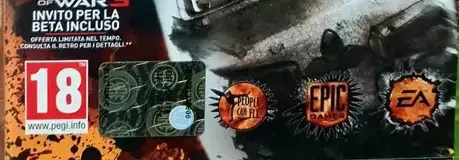 Bulletstorm, the PEGI square on its front