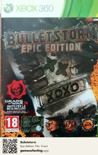 Bulletstorm Xbox 360, PAL box front