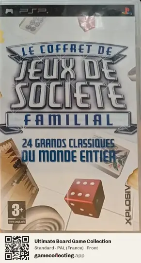 Ultimate Board Game Collection PlayStation Portable, France box front