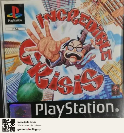 Incredible Crisis PlayStation, PAL box front