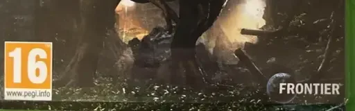 Jurassic World Evolution, the PEGI square on its front