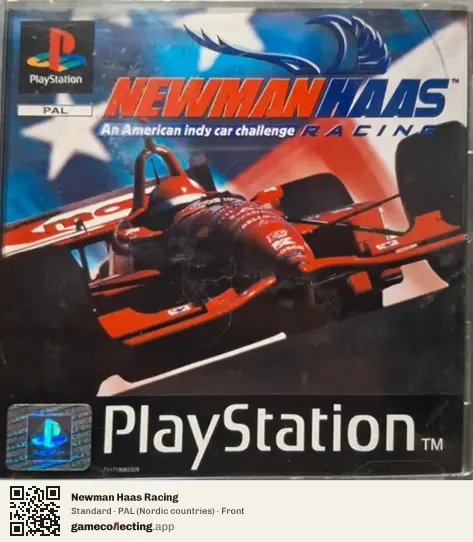 Newman Haas Racing PlayStation, Nordic countries box front
