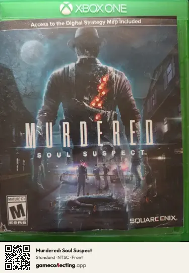 Murdered: Soul Suspect Xbox One, NTSC box front