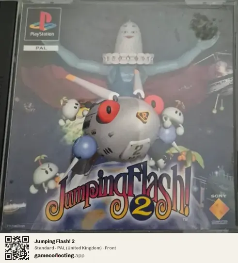 Jumping Flash! 2 PlayStation, United Kingdom box front