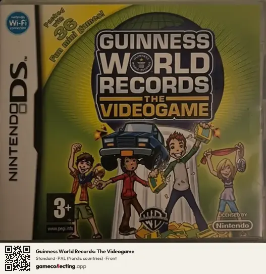 Guinness World Records: The Videogame Nintendo DS, Nordic countries box front