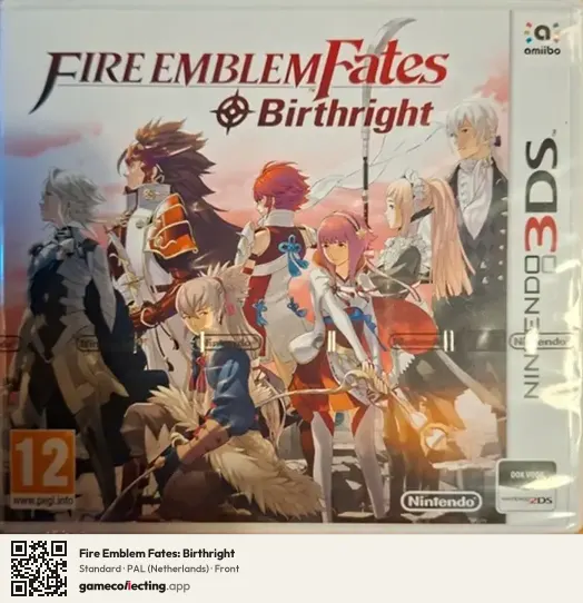 Fire Emblem Fates: Birthright Nintendo 3DS, Netherlands box front
