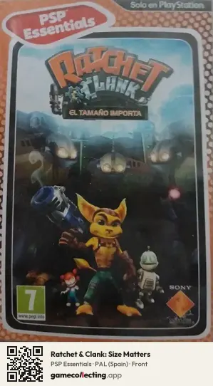 Ratchet & Clank: Size Matters PlayStation Portable, Spain box front