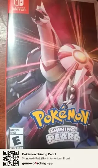 Pokémon Shining Pearl Nintendo Switch, North America box front