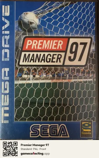 Premier Manager 97 Sega Mega Drive / Genesis, PAL box front