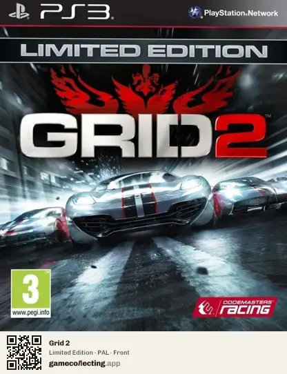 Grid 2 PlayStation 3, PAL box front