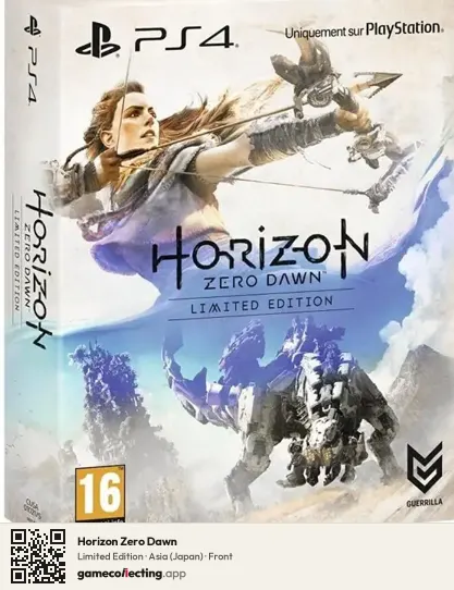 Horizon Zero Dawn PlayStation 4, Asia box front