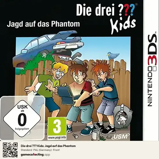 Die drei ??? Kids: Jagd auf das Phantom Nintendo 3DS, Germany box front