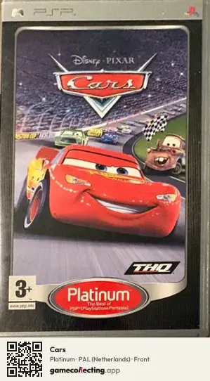 Cars PlayStation Portable, Netherlands box front