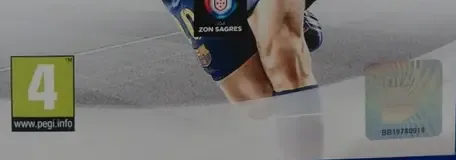 FIFA 14, the PEGI square on its front