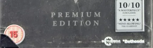 The Elder Scrolls V: Skyrim, the BBFC circle on its front