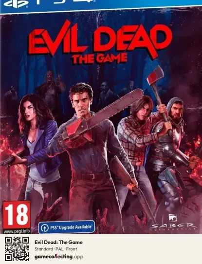 Evil Dead: The Game PlayStation 4, PAL box front