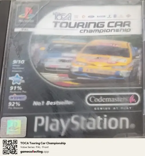 TOCA Touring Car Championship PlayStation, PAL box front