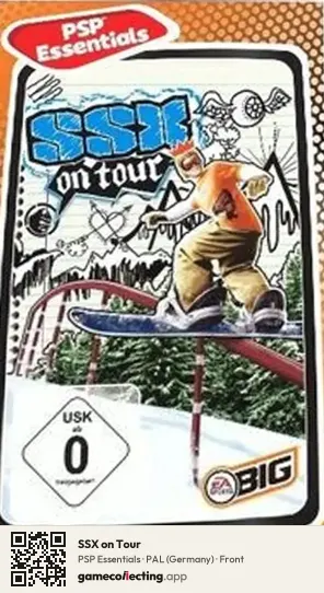 SSX on Tour PlayStation Portable, Germany box front
