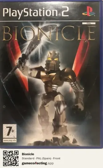 Bionicle PlayStation 2, Spain box front