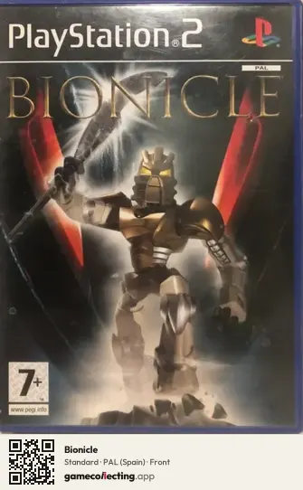 Bionicle PlayStation 2, Spain box front