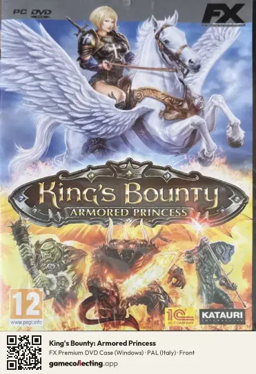 King's Bounty: Armored Princess Computer, Italy box front