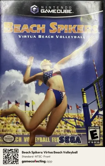 Beach Spikers: Virtua Beach Volleyball Nintendo GameCube, NTSC box front