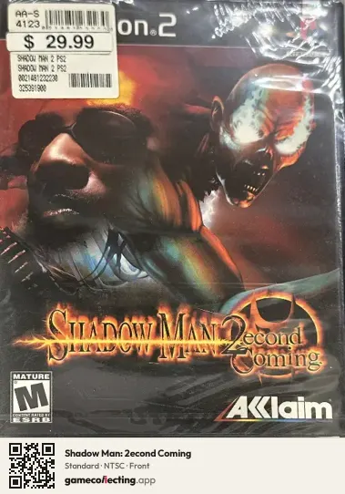 Shadow Man: 2econd Coming PlayStation 2, NTSC box front