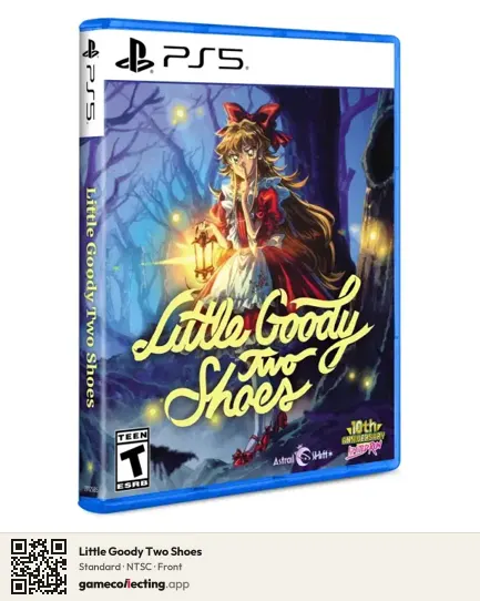 Little Goody Two Shoes PlayStation 5, NTSC box front
