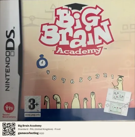 Big Brain Academy Nintendo DS, United Kingdom box front