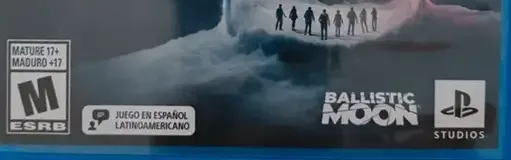 Until Dawn, the ESRB box on its front