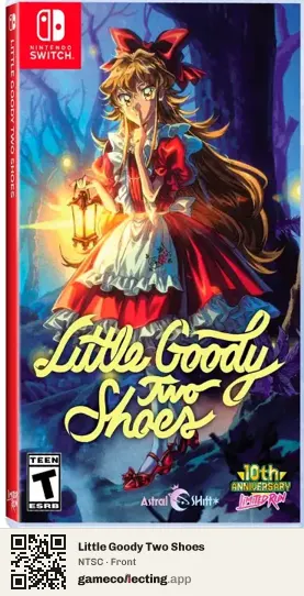 Little Goody Two Shoes Nintendo Switch, NTSC box front