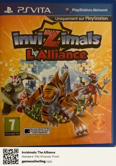 Invizimals: The Alliance PlayStation Vita, France box front