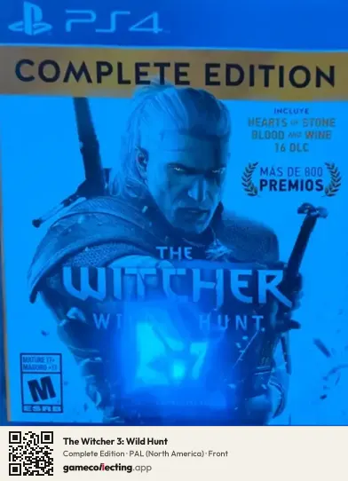 The Witcher 3: Wild Hunt PlayStation 4, North America box front