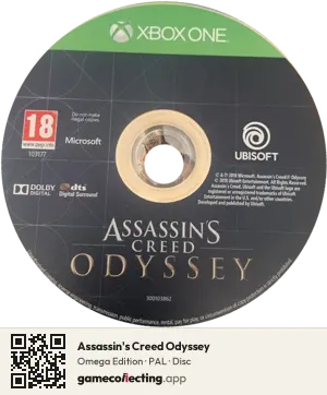 Assassin's Creed Odyssey Xbox One, PAL disc