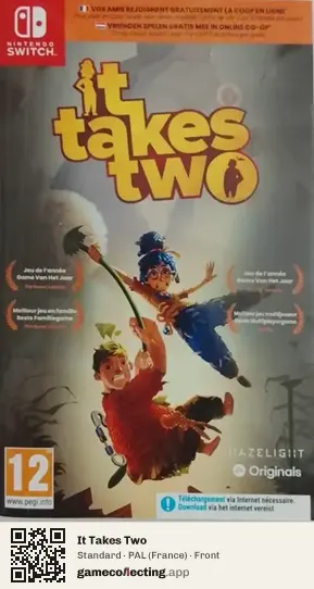It Takes Two Nintendo Switch, France box front