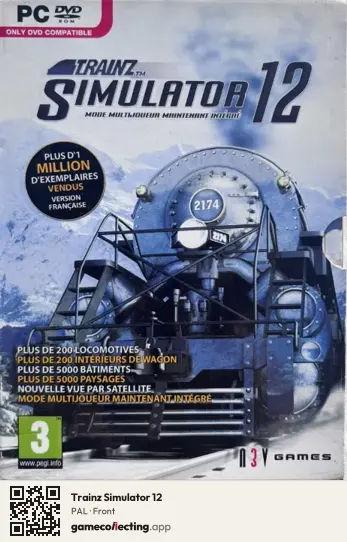 Trainz Simulator 12 Computer, PAL box front