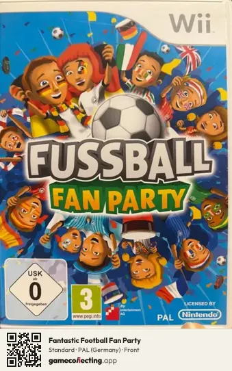 Fantastic Football Fan Party Nintendo Wii, Germany box front