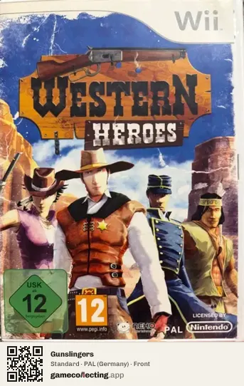 Gunslingers Nintendo Wii, Germany box front