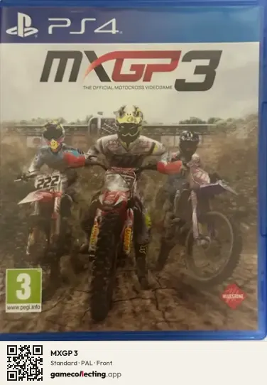 MXGP 3 PlayStation 4, PAL box front