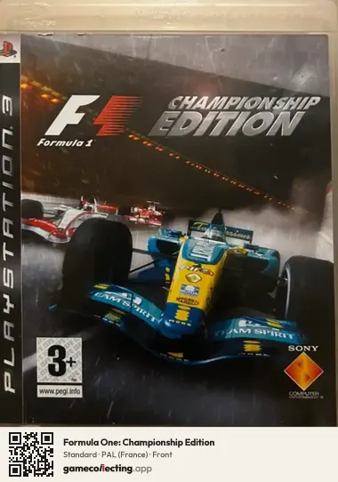 Formula One: Championship Edition PlayStation 3, France box front