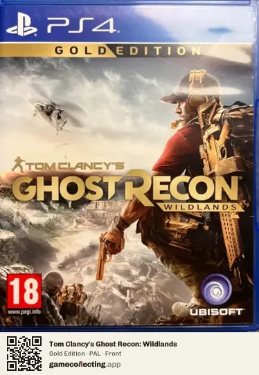 Tom Clancy's Ghost Recon: Wildlands PlayStation 4, PAL box front