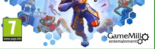 Nerf Legends, the PEGI square on its front