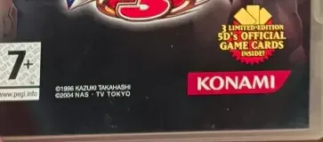 Yu-Gi-Oh! GX Tag Force 3, the PEGI square on its front