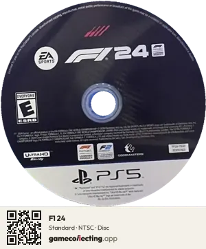 F1 24 PlayStation 5, NTSC disc