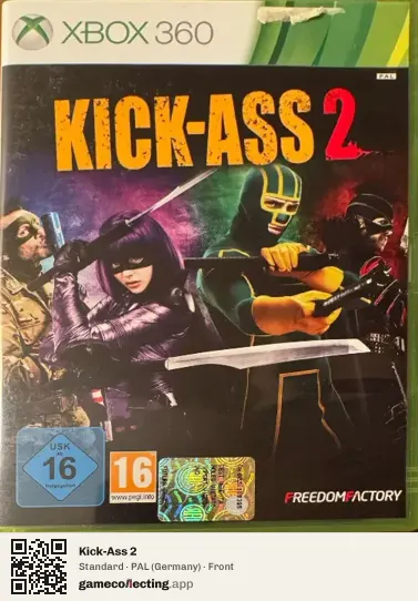 Kick-Ass 2 Xbox 360, Germany box front
